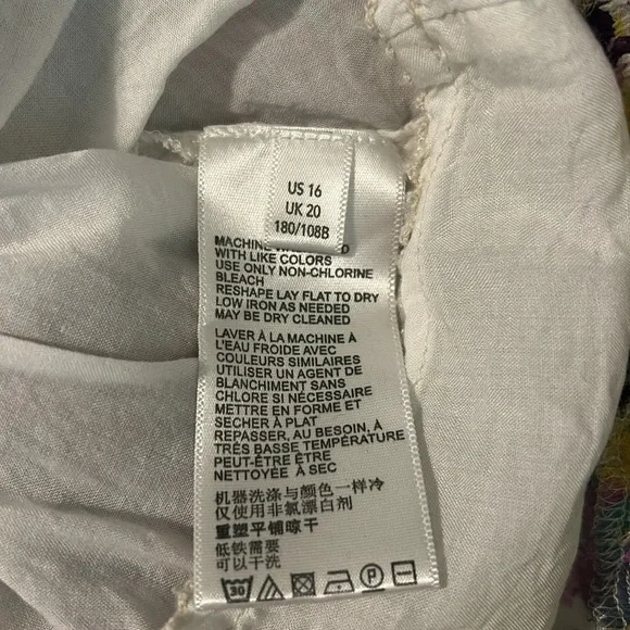 Anthropologie Malibu Floral Maxi Dress. Size 16 - Picture 11 of 13